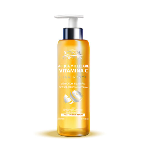 Apă micelară iluminatoare cu Vitamina C - 200 ml